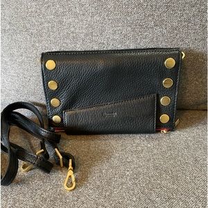 Hammitt levy black red gold rivet wallet crossbody clutch classic handbag wallet
